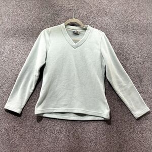 L.L. Bean Women's V-Neck Sweater - Light Gray